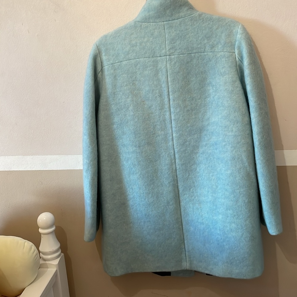 Women's Blue Coat - Picture 2 of 12